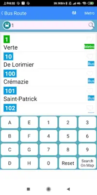 Montreal STM Bus Timetable android App screenshot 7